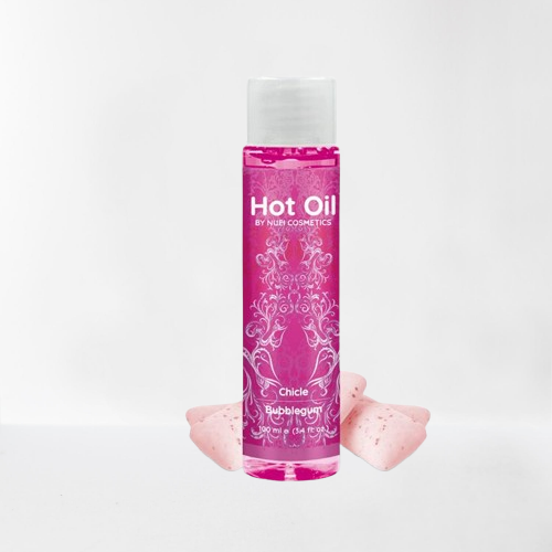 Nuei Cosmetics aceite de masaje efecto calor "Chicle"