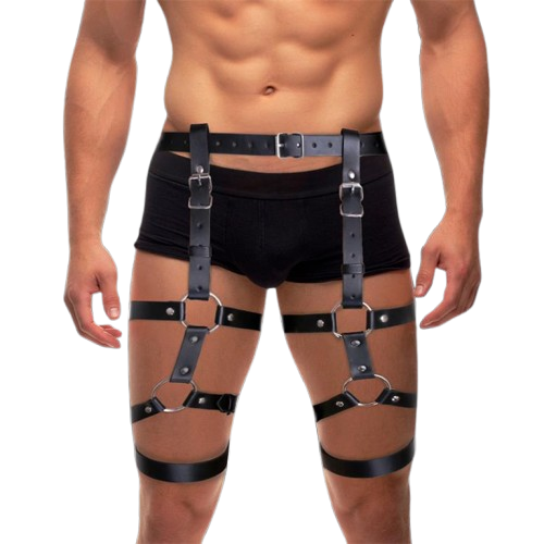 Intoyou "BDSM Line" arnés masculino Fabian para piernas y cintura