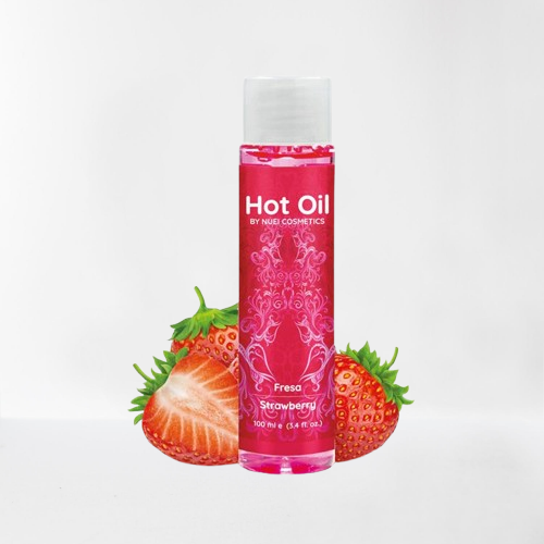 Nuei Cosmetics aceite de masaje efecto calor "Fresa"