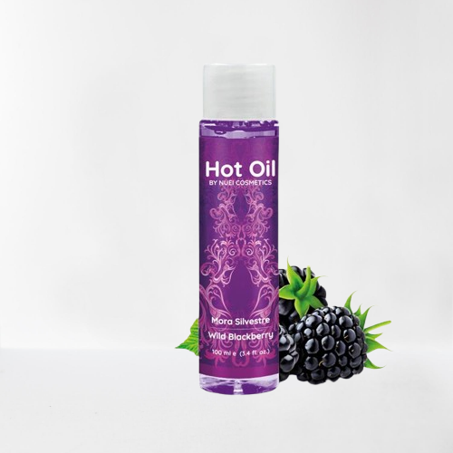 Nuei Cosmetics aceite de masaje efecto calor "Mora"