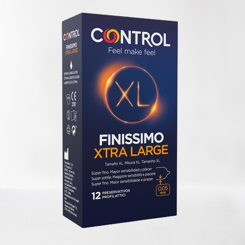 Control preservativos "Finissimo XL" (12u)