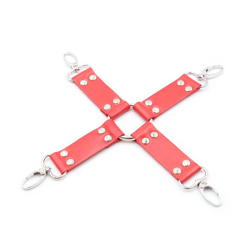 Intoyou "BDSM Line" set bondage 10 piezas rojo