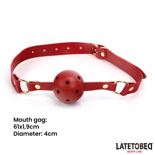 LateToBed "BDSM Line" set de bondage 7 piezas con bolsa de almacenamiento