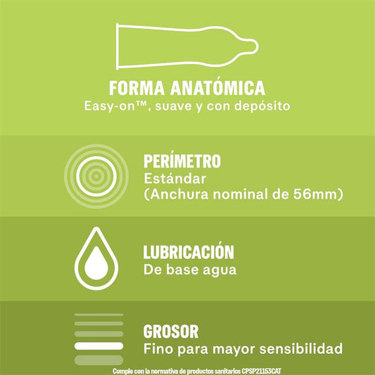 Durex preservativos "Naturals" regular (10u)