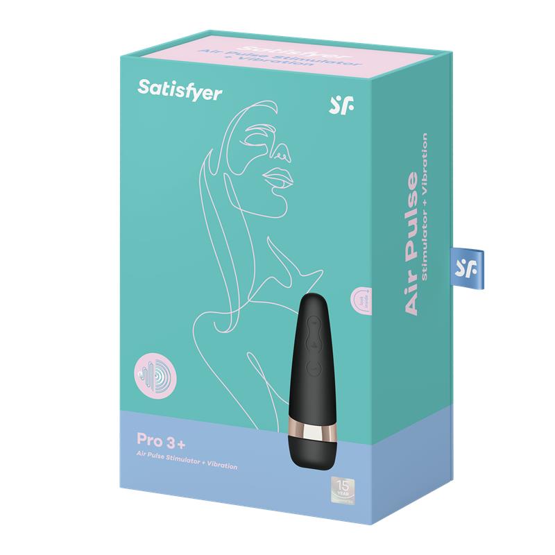 Satisfyer succionador de clítoris con vibración "Pro 3+"