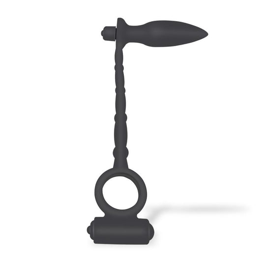 LateToBed Afterdark plug anal con vibración y anillo para pene "Sugilite"