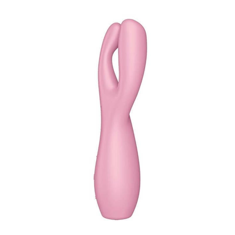 Satisfyer vibrador "Threesome 3 Lay-on" rosa