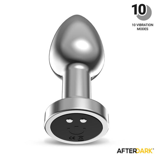 LateToBed Afterdark plug anal con vibración "Dimpor" talla L cromado