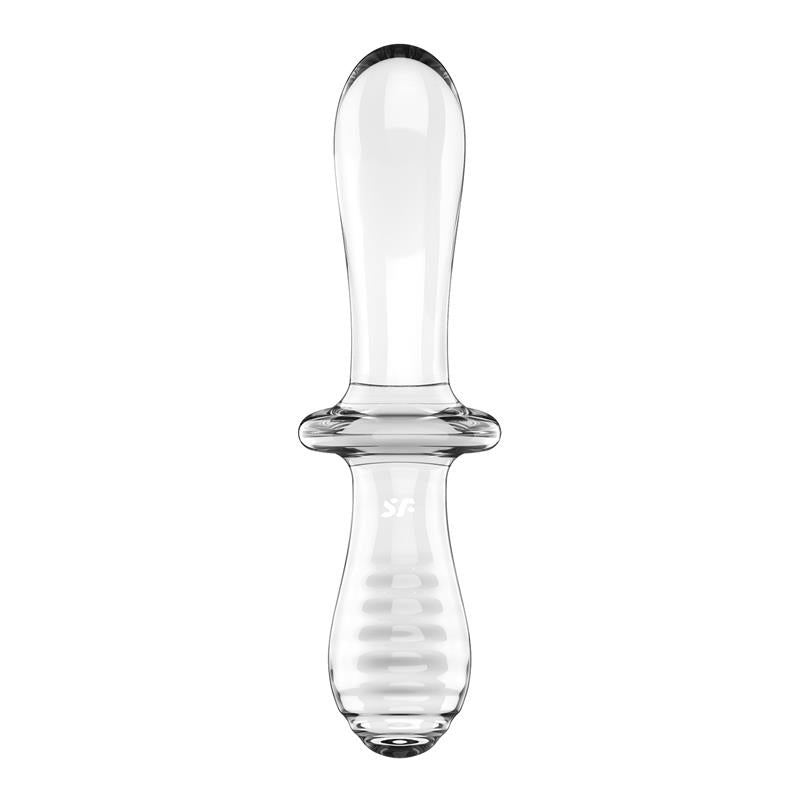 Satisfyer dildo de cristal "Double Crystal" transparente