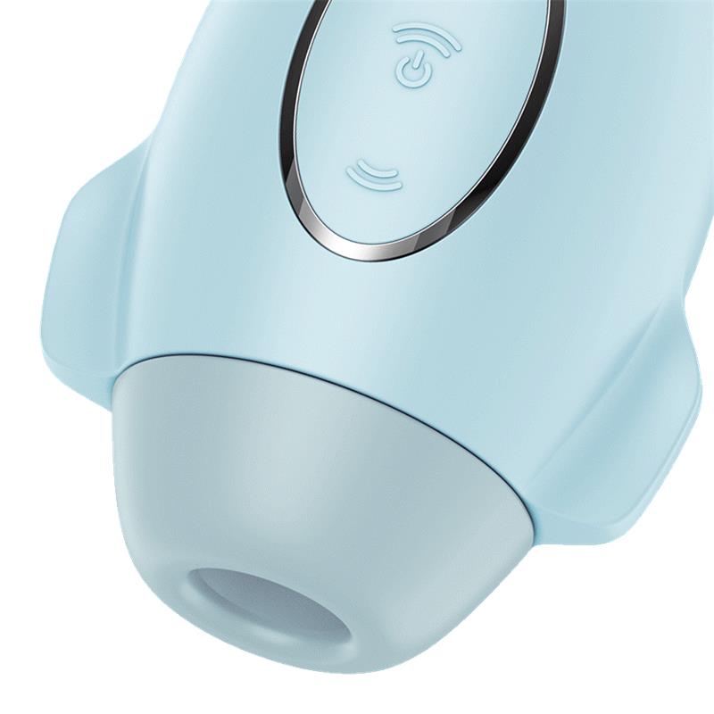 Satisfyer succionador de clítoris con vibración "Mission Control" azul
