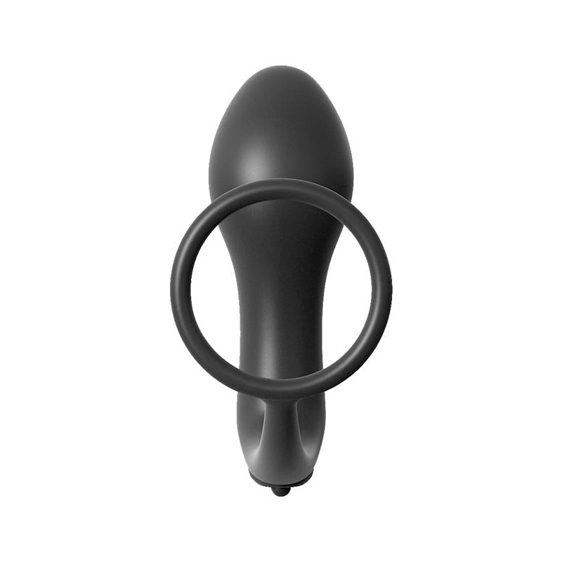 Anal Fantasy anillo para pene con plug vibrador anal "Anal ass-gasm cockring vibrating plug"