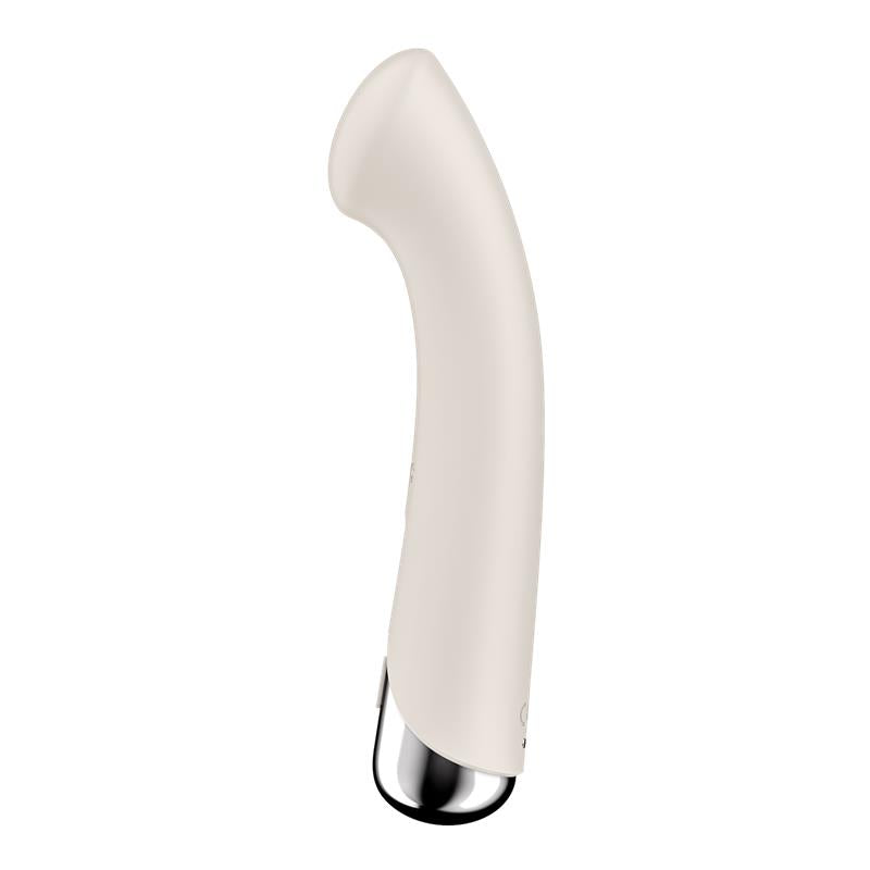 Satisfyer vibrador con rotación "Spinning G-Spot 1" beige