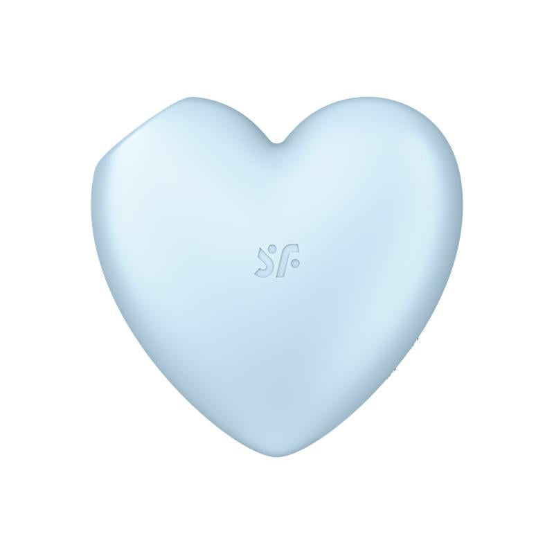 Satisfyer succionador de clítoris con vibración "Cutie Heart" azul