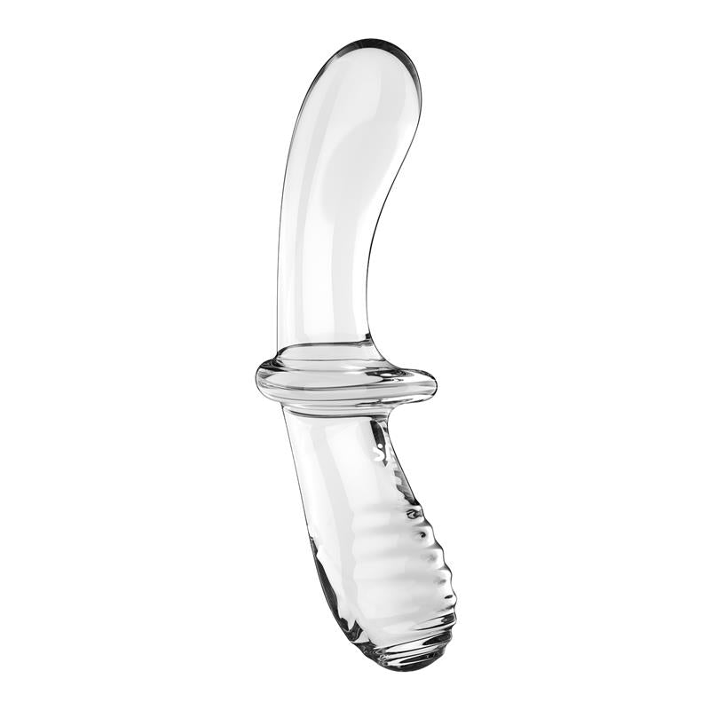 Satisfyer dildo de cristal "Double Crystal" transparente