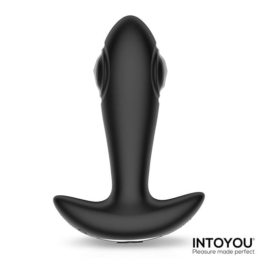 Intoyou plug anal con doble tapping y vibración "Milton"
