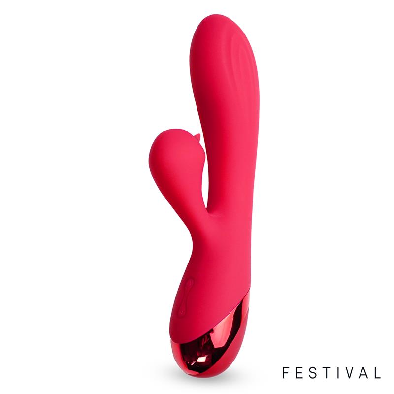 LateToBed Festival vibrador "Turna" rojo