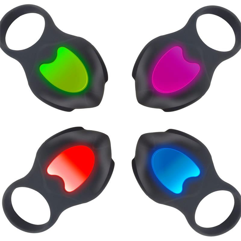 Intoyou anillo vibrador con led "Darkblack"