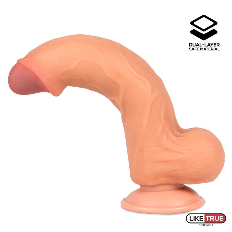 Intoyou LikeTrue dildo hiper realista con dual layer retráctil 22 cm