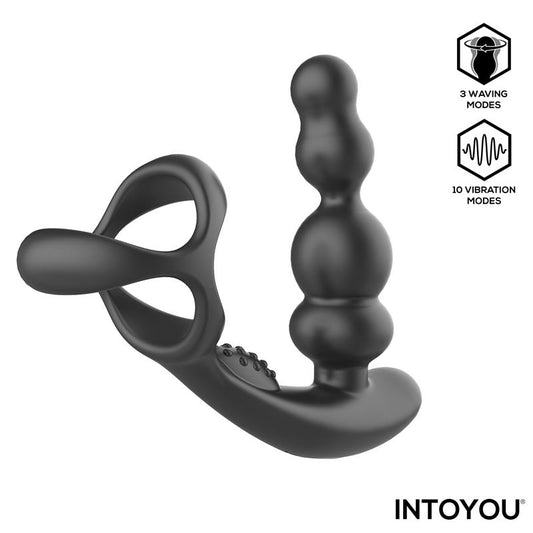 Intoyou plug anal oscilante con vibración "Klark"