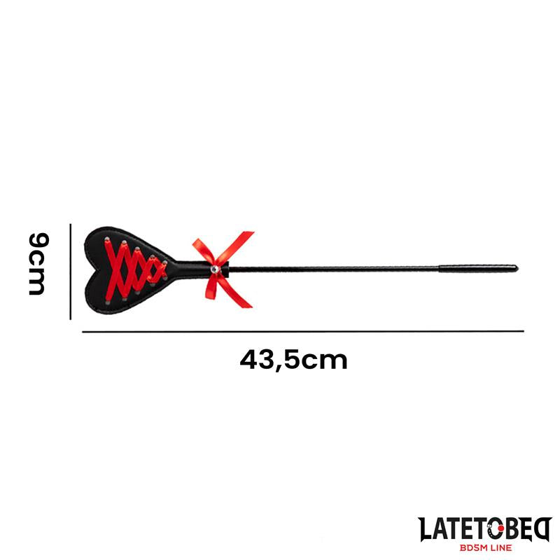 LateToBed "BDSM Line" pala corazón 43.5 cm