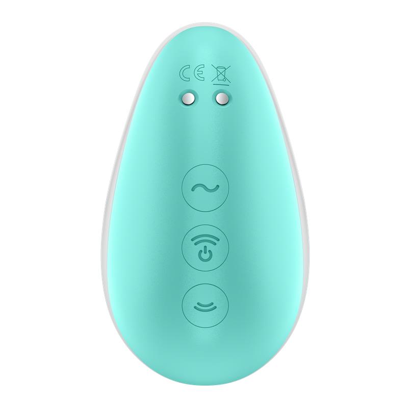 Satisfyer succionador de clítoris con vibración "Pixie Dust" menta/rosa