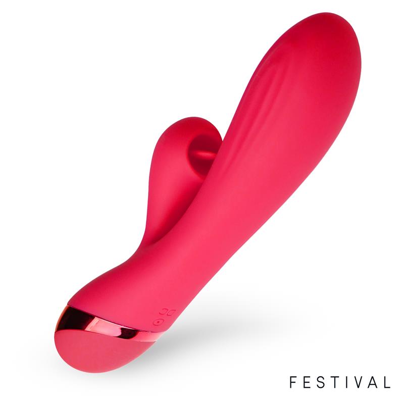 LateToBed Festival vibrador "Turna" rojo