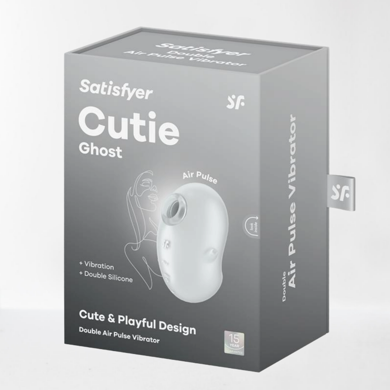 Satisfyer succionador de clítoris con vibración "Cutie Ghost"