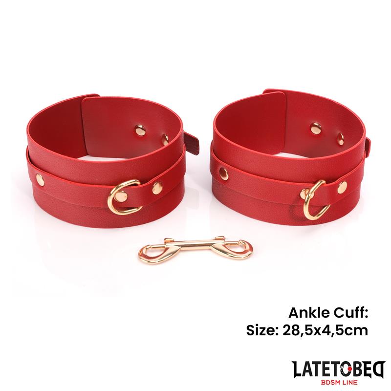 LateToBed "BDSM Line" set de bondage 7 piezas con bolsa de almacenamiento