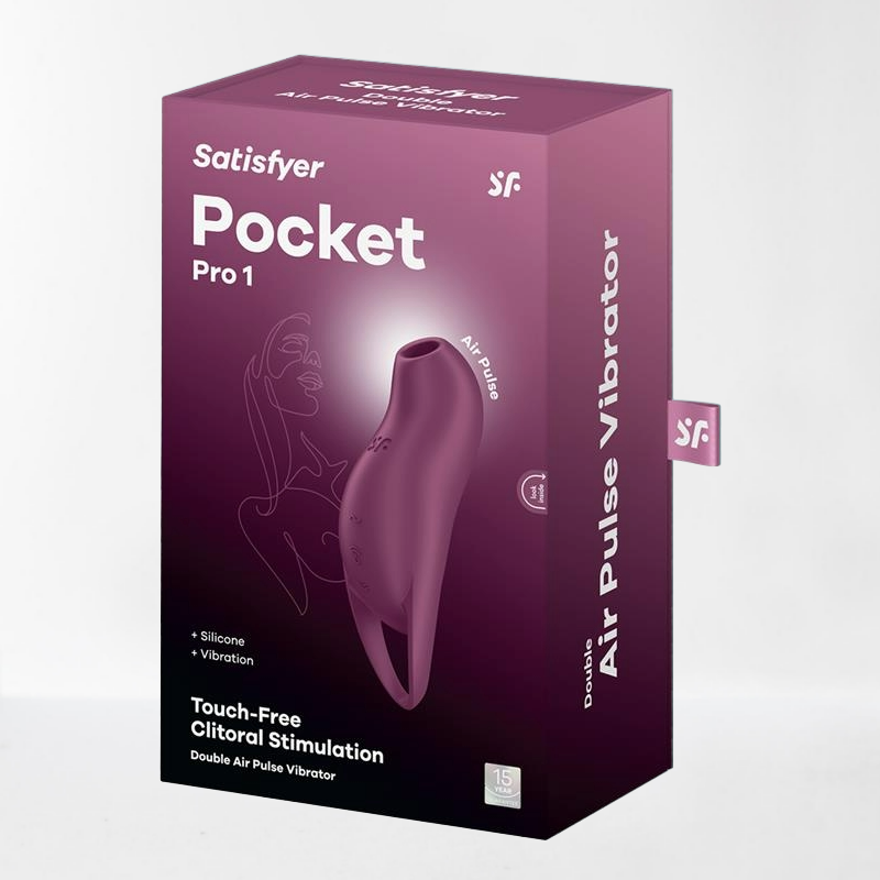 Satisfyer succionador de clítoris con vibración "Pocket Pro 1"
