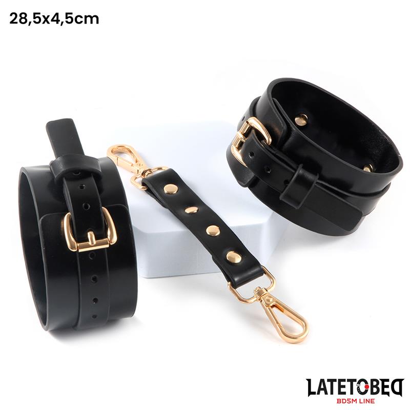 LateToBed "BDSM Line" set de bondage 8 piezas con bolsa de almacenaje