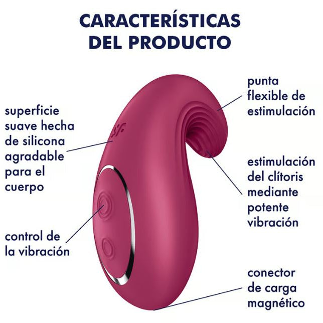 Satisfyer vibrador lay-on con dos motores "Dipping Delight"