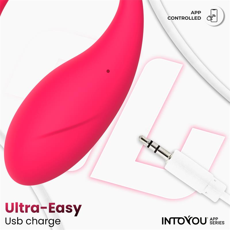 Intoyou huevo vibrador "Bulby" rosa (con app)