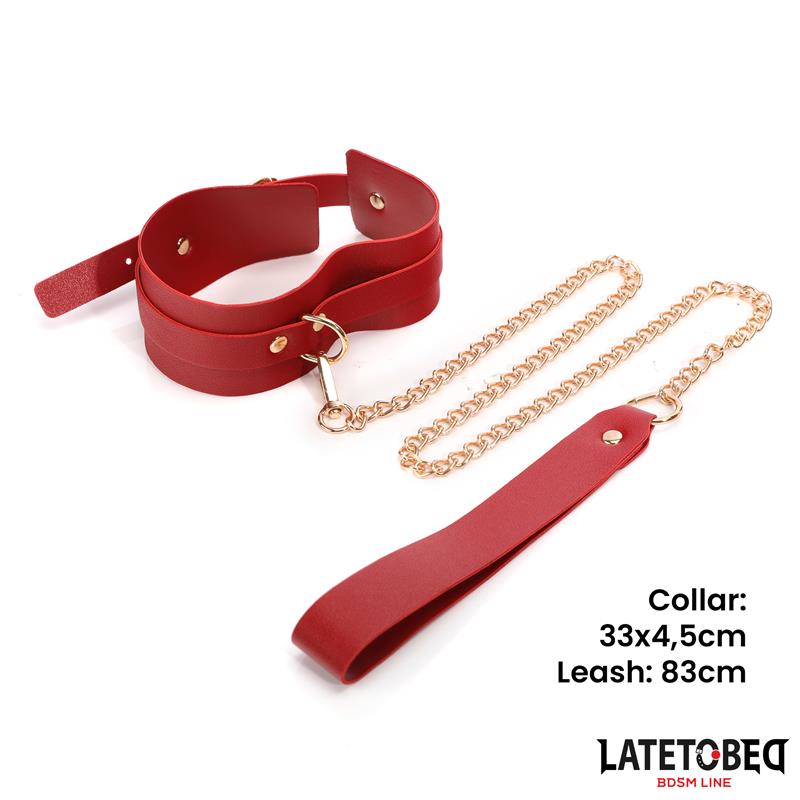 LateToBed "BDSM Line" set de bondage 7 piezas con bolsa de almacenamiento