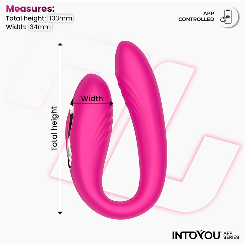 Intoyou vibrador para parejas "Couty" (con app)