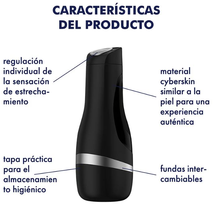 Satisfyer masturbador "Men Classic" plata