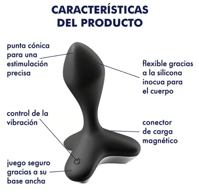 Satisfyer plug anal "Game Changer" negro