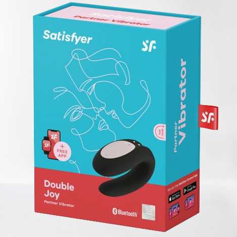 Satisfyer vibrador "Double - Joy" negro (con app)