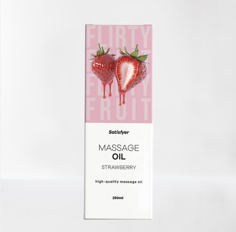 Satisfyer aceite de masaje aroma "Fresa"