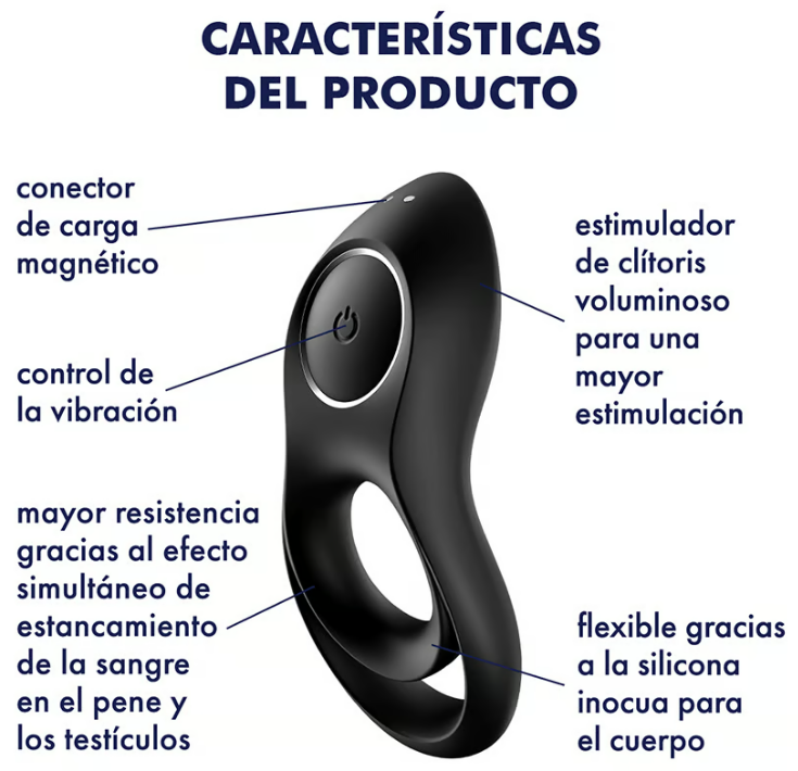 Satisfyer anillo vibrador "Duo - Legendary"