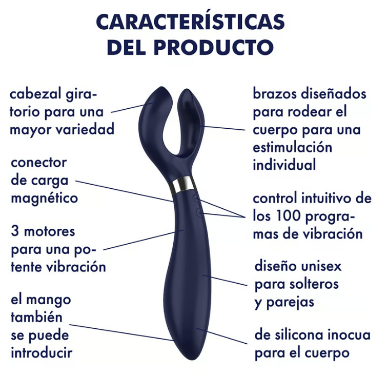 Satisfyer vibrador "Endless Fun" azul