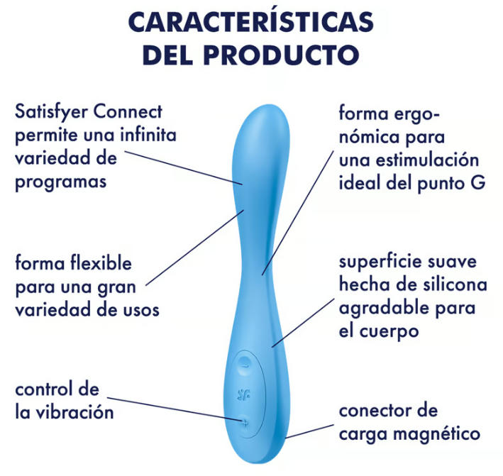 Satisfyer vibrador "G-Spot Flex 4" (con app)