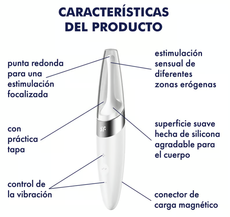 Satisfyer vibrador "Twirling Delight" blanco