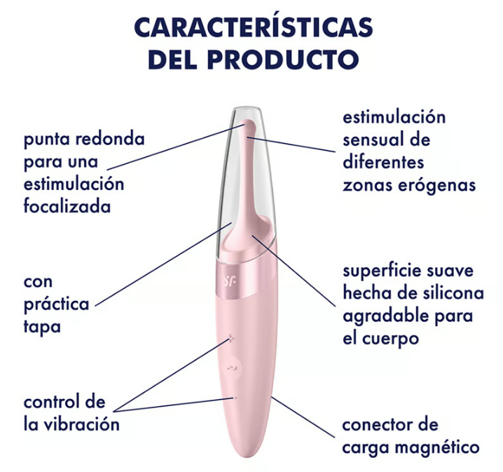 Satisfyer vibrador "Twirling Delight" rosa