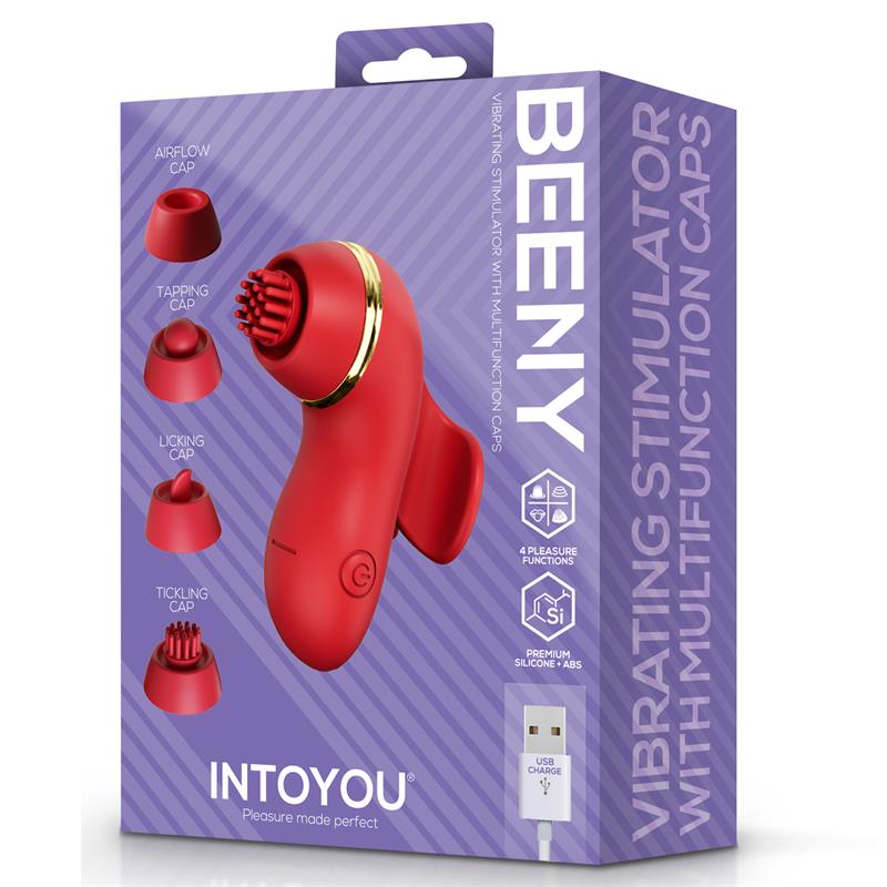 INTOYOU estimulador con succión, tapping, tickling y licking "Beeny"