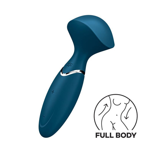 Satisfyer vibrador y masajeador "Mini Wand-er" azul