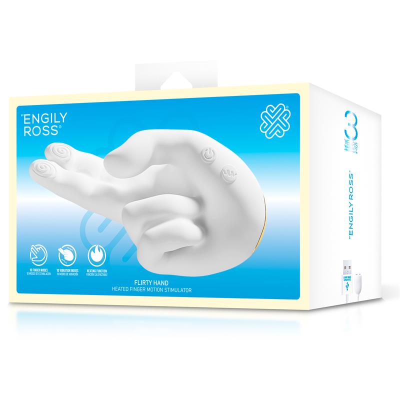 Engily Ross estimulador finger con efecto calor "Flirty Hand"