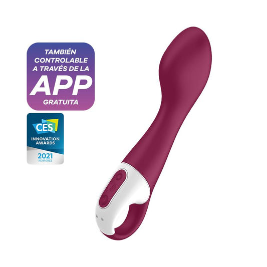 Satisfyer vibrador estimulador Punto G con efecto calor "Hot Spot" (con app)