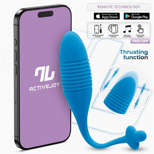 Intoyou huevo vibrador y thrusting azul (con app)