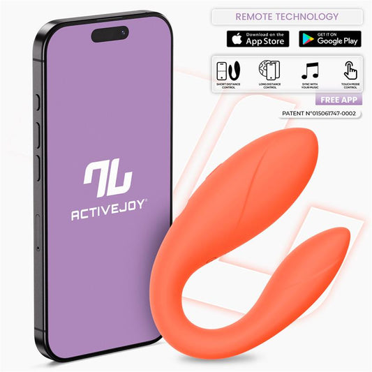 Intoyou vibrador flexible salmón (con app)