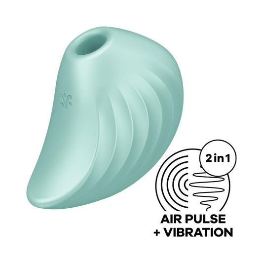 Satisfyer succionador de clítoris con vibración "Pearl Diver" menta